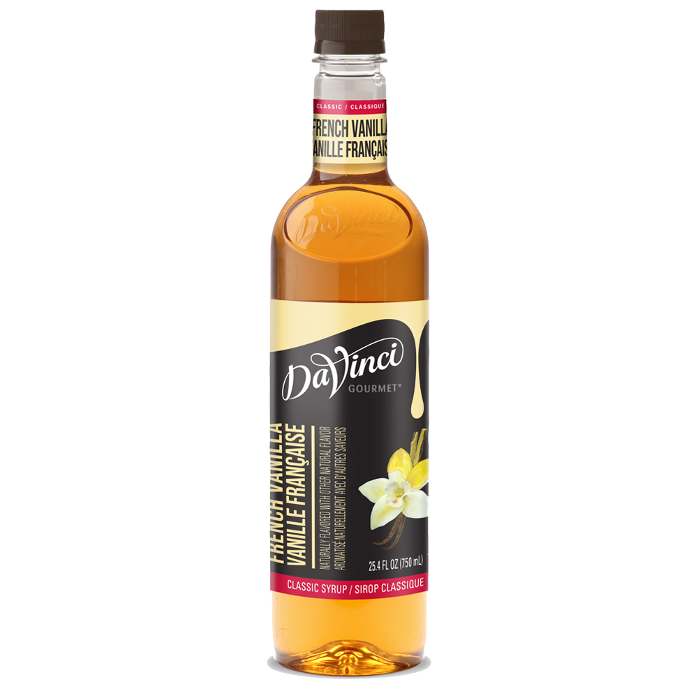 DaVinci Gourmet French Vanilla Syrup - 750 ml PLASTIC Bottle ...