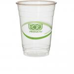 Eco-Products Renewable & Compostable 16 oz. PLA Cold Cup with GreenStripe®